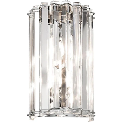 Afbeelding van Landelijke Wandlamp Steady Lighting Glas Landelijk G9 L: 9.9cm Voor Binnen / Woonkamer Eetkamer Zilver