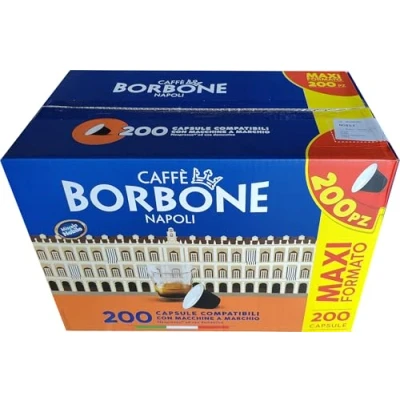 Afbeelding van Caffe Borbone 200 capsules compatibel met Nespresso Nobile Mix
