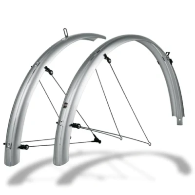 Afbeelding van Sks Bleumels basic 55 mm spatbord set, zilver