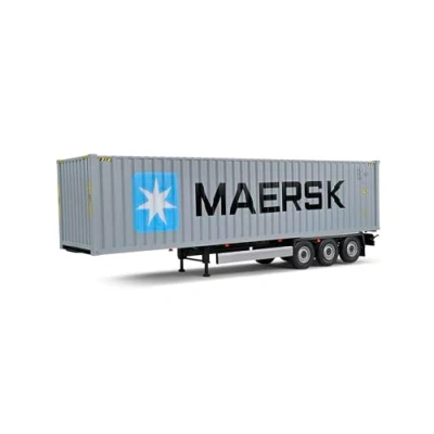 Afbeelding van Solido Container Anhänger grau 1:24 Aanhanger