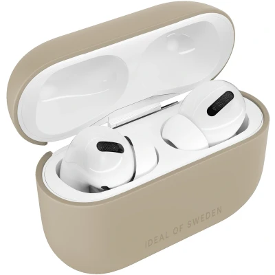 Afbeelding van iDeal of Sweden Hoesje schokbestendig siliconen Geschikt voor AirPods Pro Silicone Case Beige