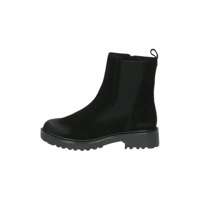 Afbeelding van Caprice Elegante Korte laarzen, Dames, Maat: 37, Black suede Leer en textiel