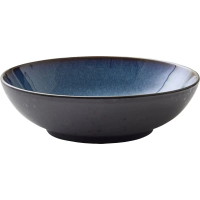 Afbeelding van Bitz Diep Bord Gastro Zwart/donkerblauw ø 24 cm