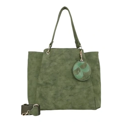 Afbeelding van Fritzi aus Preußen Schoudertas Brigitte X Jive Shopper Olive Olijfgroen