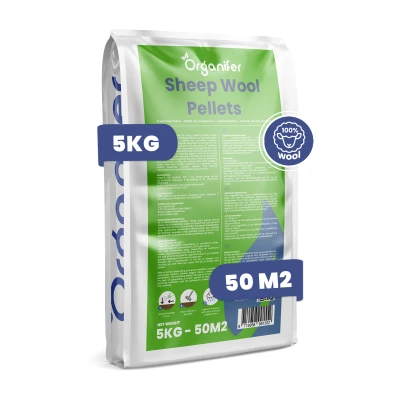 Afbeelding van Organifer Schapenwol Pellets Organische Meststof (5 kg voor 50 m2)