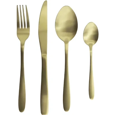 Afbeelding van Studio Tavola Bestekset Goud 16 delig / 4 personen