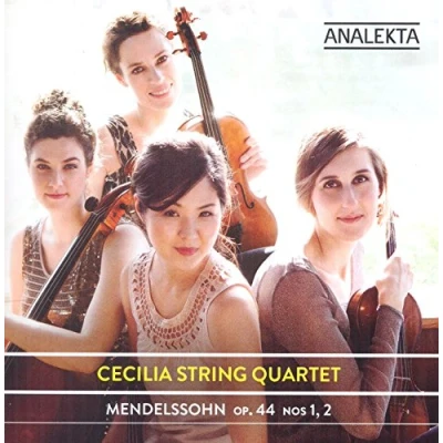 Afbeelding van Cecilia String Quartet Mendelssohn: Op. 44 Nos. 1 &amp; 2 (CD)