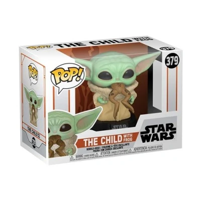 Image de Figurine Funko Pop Star Wars The Mandalorian Child with Frog
