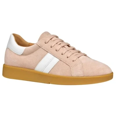 Afbeelding van Geox D Meleda Sneakers laag, Dames, Maat: 41, Beige white Leer/ synthetisch