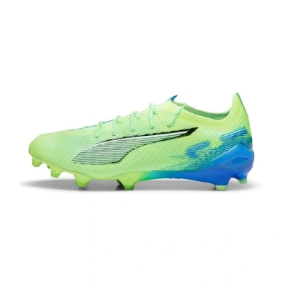 Afbeelding van Puma Ultra 5 Ultimate FG Voetbalschoenen met kunststof noppen, Heren, Maat: 45, Fizzy apple/white/bluemazing Textiel/ synthetisch