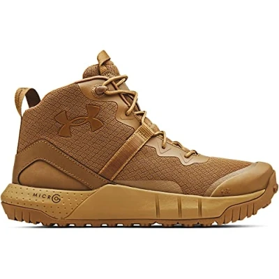 Afbeelding van Under Armour Lifestyle Micro G Sneakers hoog, Heren, Maat: 44.5, Braun Imitatieleer/ textiel