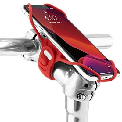 Afbeelding van Bone Bike Tie Pro 3 mobiele telefoonhouder voor telefoon iPhone Samsung 5,8 7,2 inch rood