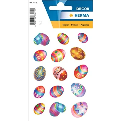Afbeelding van HERMA 3672 sticker Papier Multi kleuren Permanent 30 stuk(s)