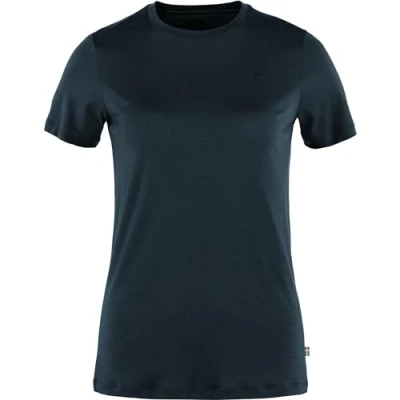 Afbeelding van Abisko Wool Shirt Dames Dark Navy 200 XL Blauw Outdoor