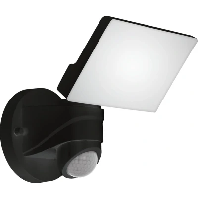 Afbeelding van EGLO Pagino Wandlamp Voor buiten Met Bewegingssensor IP44 Zwart