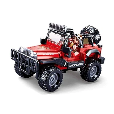 Afbeelding van Sluban Model Bricks: Rode 4wd (m38 b0816)