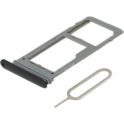 Afbeelding van MMOBIEL Sim Tray Kaart Houder Nano Slot voor Samsung galaxy S9 / Plus (ZWART)