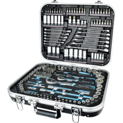 Afbeelding van Brüder Mannesmann QUANTOOL Q25000 Dopsleutelset 1/4, 1/2, 3/8 226 delig