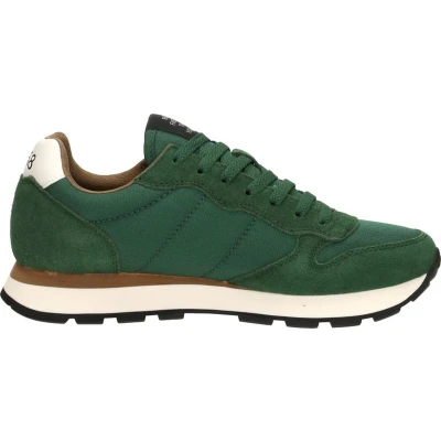 Afbeelding van Sun68 Sneakers laag, Heren, Maat: 44, Verde Leer