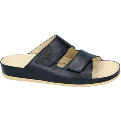 Afbeelding van Vital Heren zwart pantoffel/slippers maat 41