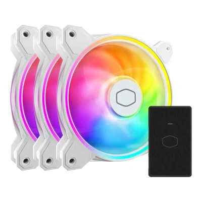 Afbeelding van Cooler Master MasterFan MF120 Halo² White Edition 3in1