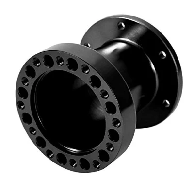 Afbeelding van Nikou stuurwiel naaf spacer universele 3 inch aluminium adapter kit (zwart)