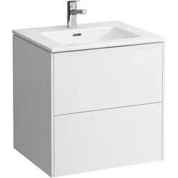 Afbeelding van LAUFEN Pro S Base pack wastafel met meubel 600 x 610 500 mm wit