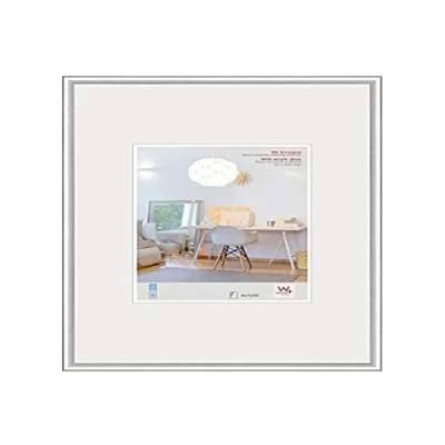 Image de walther design cadre photo argent 40 x 60 cm avec verre d’art, en plastique New Lifestyle KVX460S