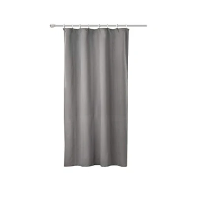 Afbeelding van WOLTU® #489 Verduisteringsgordijn met plooiband voor rail, verduisteringsgordijn, licht, zacht, woonkamer, slaapkamer, deur, 135 x 175 cm, donkergrijs