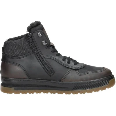Afbeelding van Rieker Snowboots, Heren, Maat: 41, Moro black schwarz Kunststof