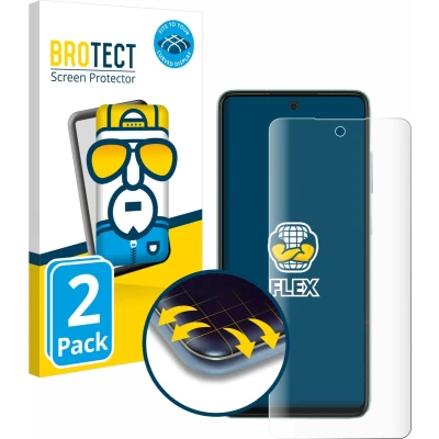 Afbeelding van BROTECT Screenprotector voor Samsung Galaxy A52 / 5G Folie Beschermfolie transparant volledig dekking (2 Stuks)