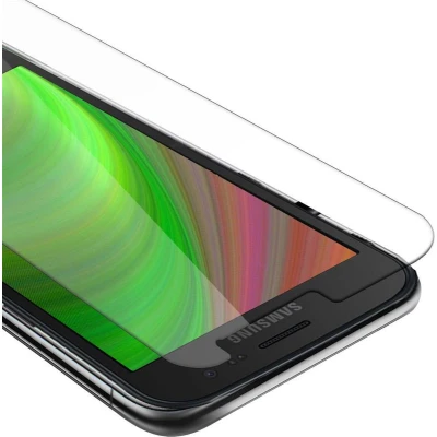 Afbeelding van Cadorabo Screenprotector geschikt voor Samsung Galaxy XCover 4 / 4s Pantser film Beschermende in KRISTALHELDER Geharde (Tempered) display beschermglas 9H hardheid met 3D Touch
