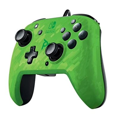 Image de Manette audio Nintendo Switch Pdp Faceoff Deluxe+ Camouflage Vert