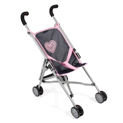 Afbeelding van Bayer Chic Poppenbuggy Donkerblauw Hartje