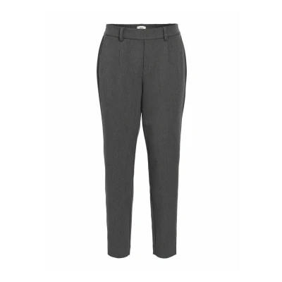 Afbeelding van Object Objlisa NOOS Broek, Dames, Maat: 34, Medium grey melange