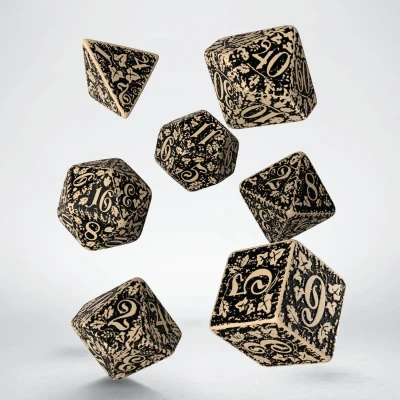 Afbeelding van Polydice Set Q Workshop Forest Beige Black