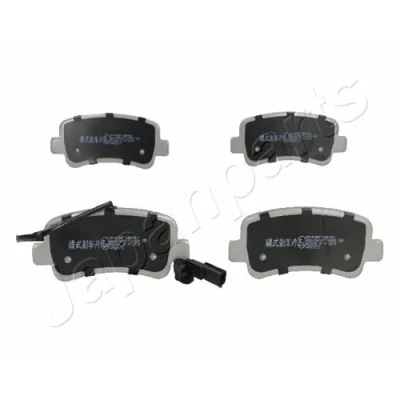 Afbeelding van JAPANPARTS PP 108AF Remblokkenset Achteras Met slijtage waarschuwingscontact RENAULT: MASTER 3 Kasten, 3, Bus, OPEL: Movano B Van