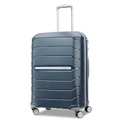 Afbeelding van Samsonite Freeform Uittrekbare harde koffer met dubbele zwenkwielen, Navy Blauw, Hardside uitbreidbaar roterende haspels