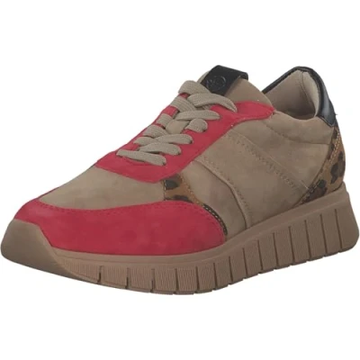 Afbeelding van Tamaris 1 23717 43 344 lage damessneakers M2371743 Taupe Comb, Comb