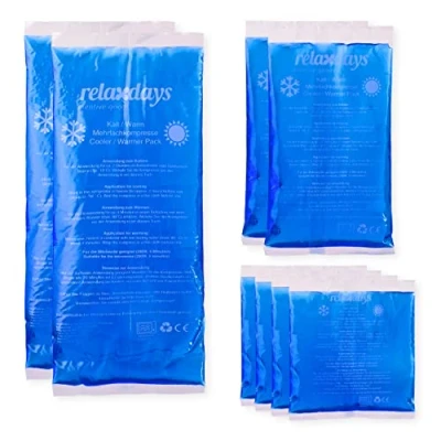 Afbeelding van Relaxdays 16x hot cold pack koud warm kompres gel