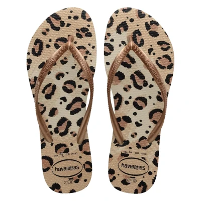 Afbeelding van Havaianas Slim Animals Slippers Beige