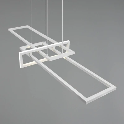 Afbeelding van LED hanglamp Salinas, 4.000 K, mat wit