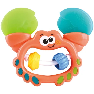 Afbeelding van Play Krab Rammelaar Oranje