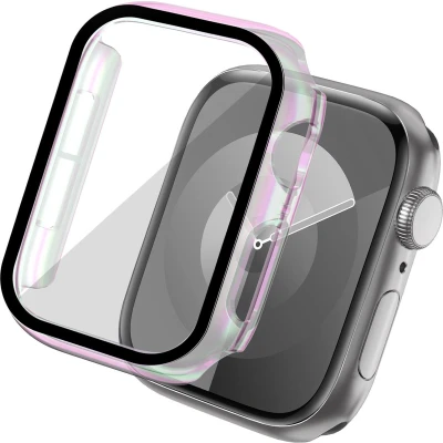 Afbeelding van imoshion Full Cover Shiny Hardcase voor de Apple Watch Series 4 / 5 6 SE 40 mm Transparant