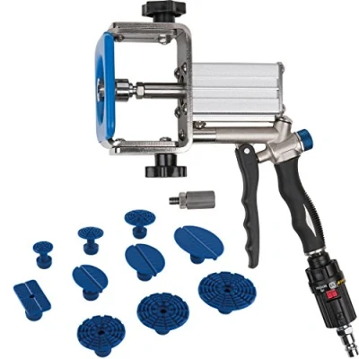 Afbeelding van KS Tools, Voertuig gereedschap, Professionele perslucht deukentrekkerset, 12 stuks.