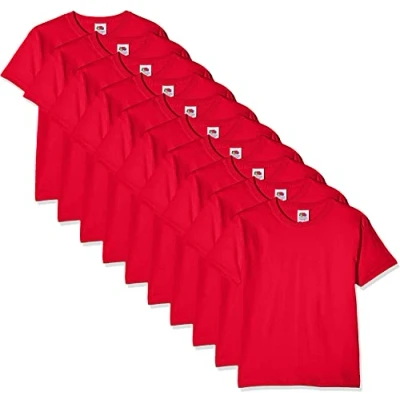 Afbeelding van Fruit of the Loom Kids pakket met 10 T shirt voor jongens (10 stuks)