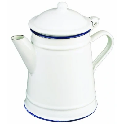 Afbeelding van Ibili 903210 Conisch koffiezetapparaat, geëmailleerd staal, 1 l, wit