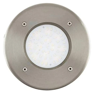 Afbeelding van EGLO Lamedo Buitenverlichting Grondinbouwlamp 1 Lichts LED RVS Wit