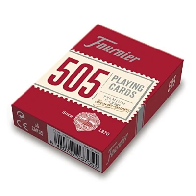 Image de Fournier f21644 jeu de cartes no. 505 2 index petite rouge/bleu