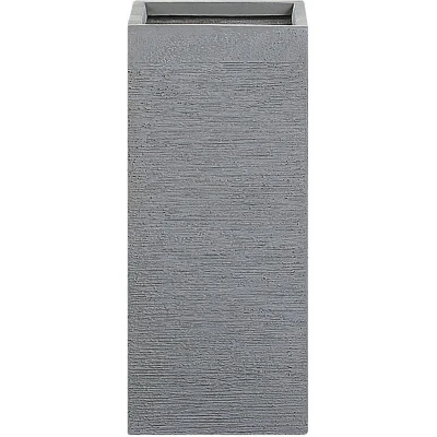 Afbeelding van DION Plantenbak Grijs 26 cm Klei vezelmengsel